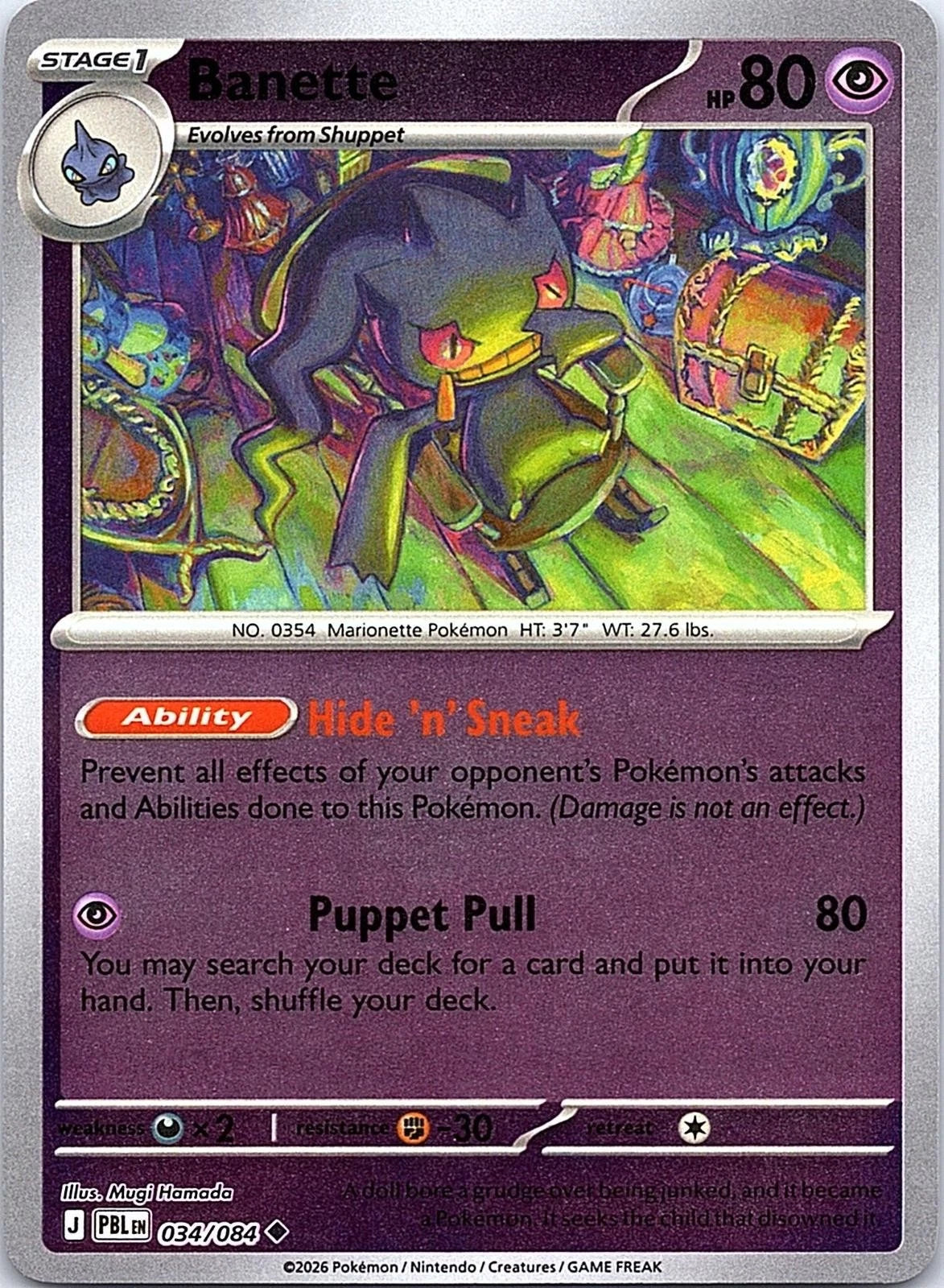 Banette 034/084 Rev Holo