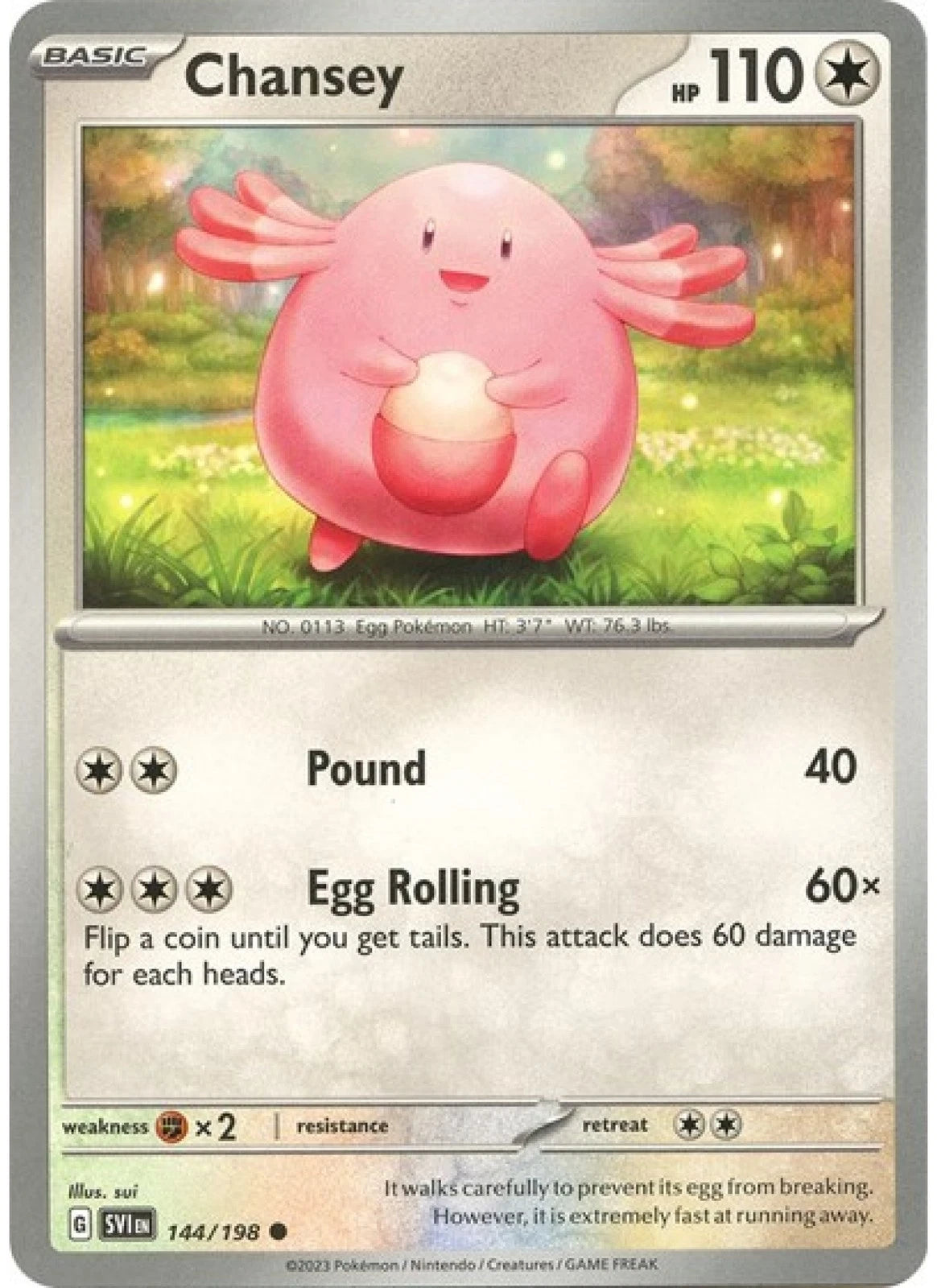 Chansey #144/198