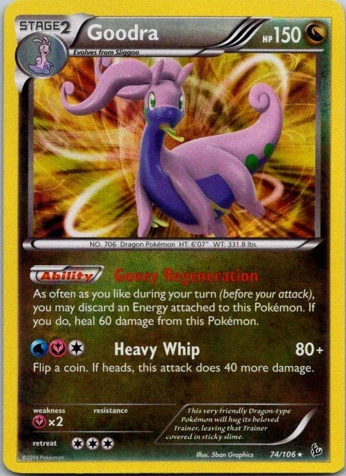 Goodra 74/106 Reverse Holo
