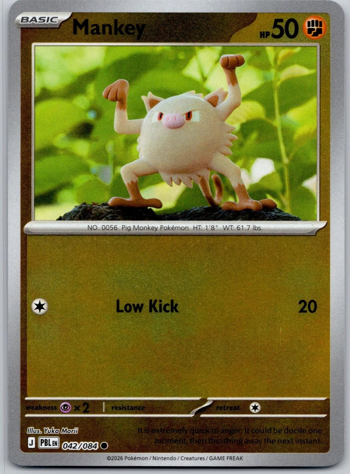 MANKEY 042/084 REVERSE HOLO
