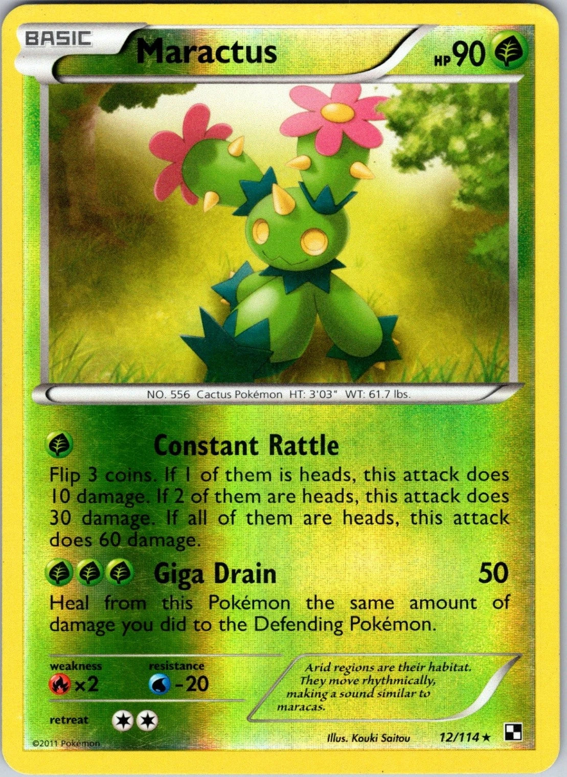 Maractus 12/114 Reverse Holo