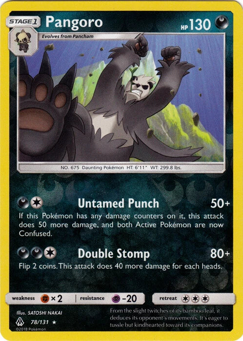 Pangoro 78/131 Reverse Holo