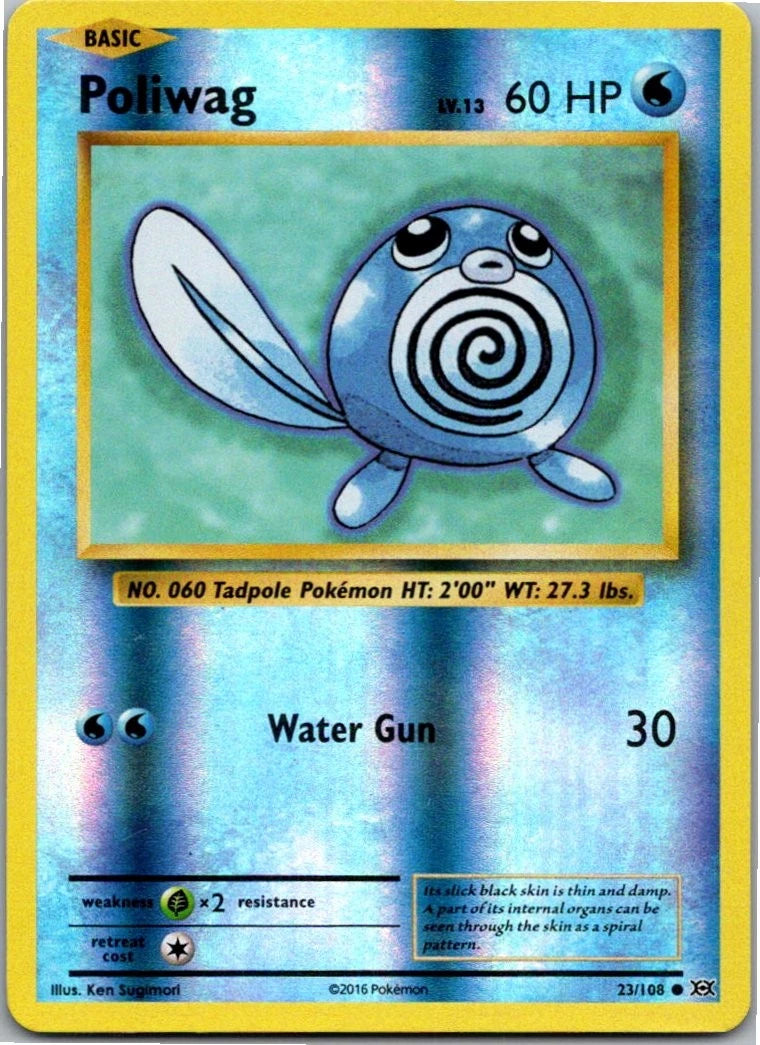 Poliwag Reverse Holo 23/108