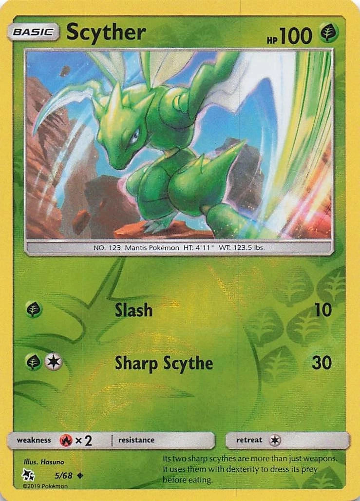 Scyther 5/68 Reverse Holo