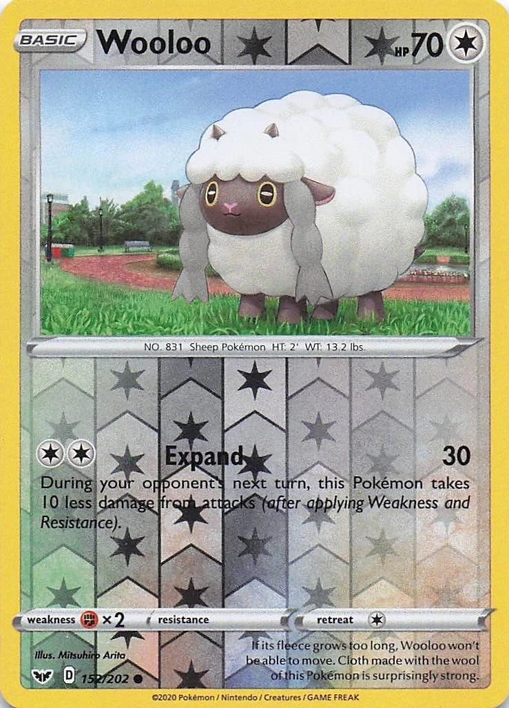 Wooloo Reverse Holo 152/202