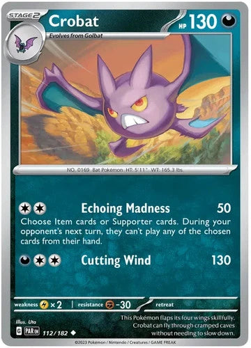 Crobat 112/182 Common Paradox Rift
