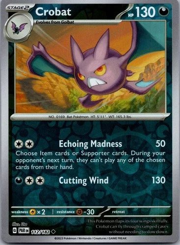 Crobat Reverse Holo 112/182