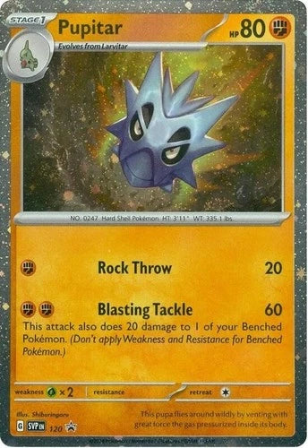 Pupitar 120 Black Star Promo Holo