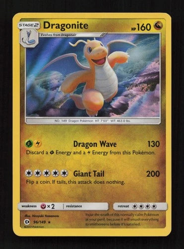 Dragonite 96/149 Reverse  holo