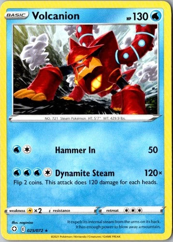 Volcanion 025/072 Shining Fates Near Mint