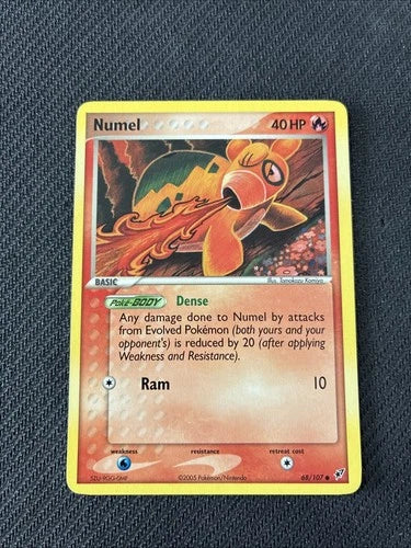 Numel 68/107 ex Deoxys Pokemon NM
