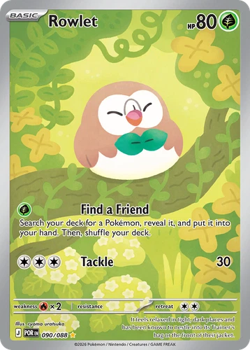 Rowlet - Holo - Perfect Order - 90/88 NM