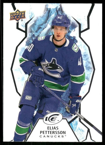 2021-22 Upper Deck Ice #41 Elias Pettersson